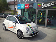 Vespa Fiat 500 Italia