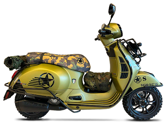Vespa GTS 125 Militare CUSTOM LIMITED EDITION